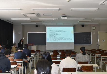 食環境学科卒研発表①