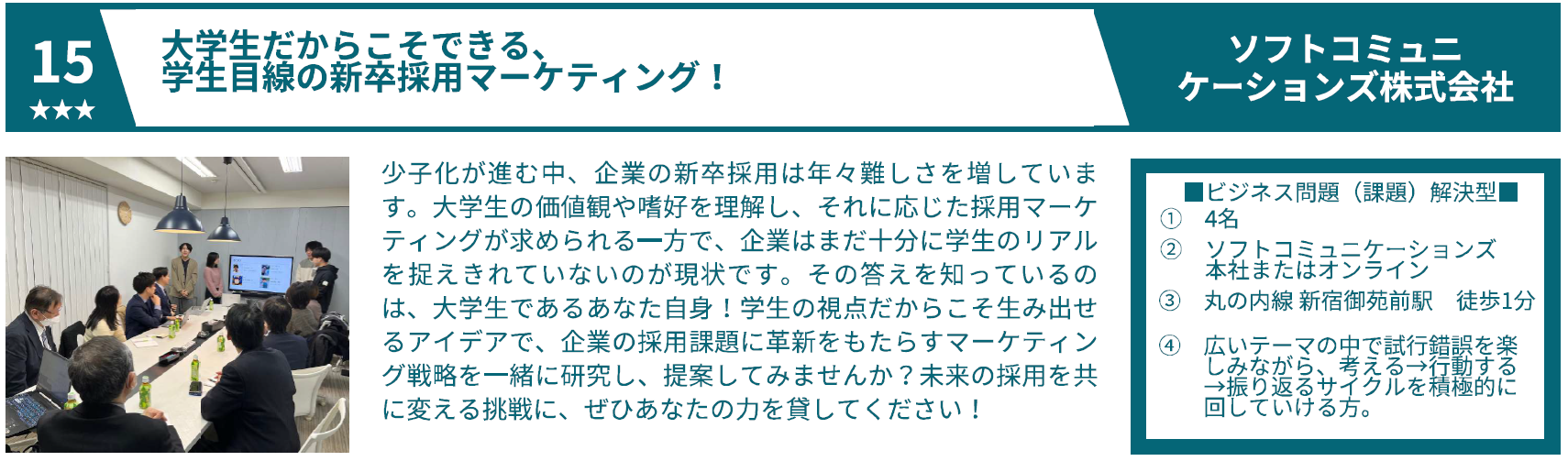 ⑮ソフトコミュニケーションズ