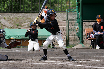 13-43 石川キッズ - 丸二少年野球部