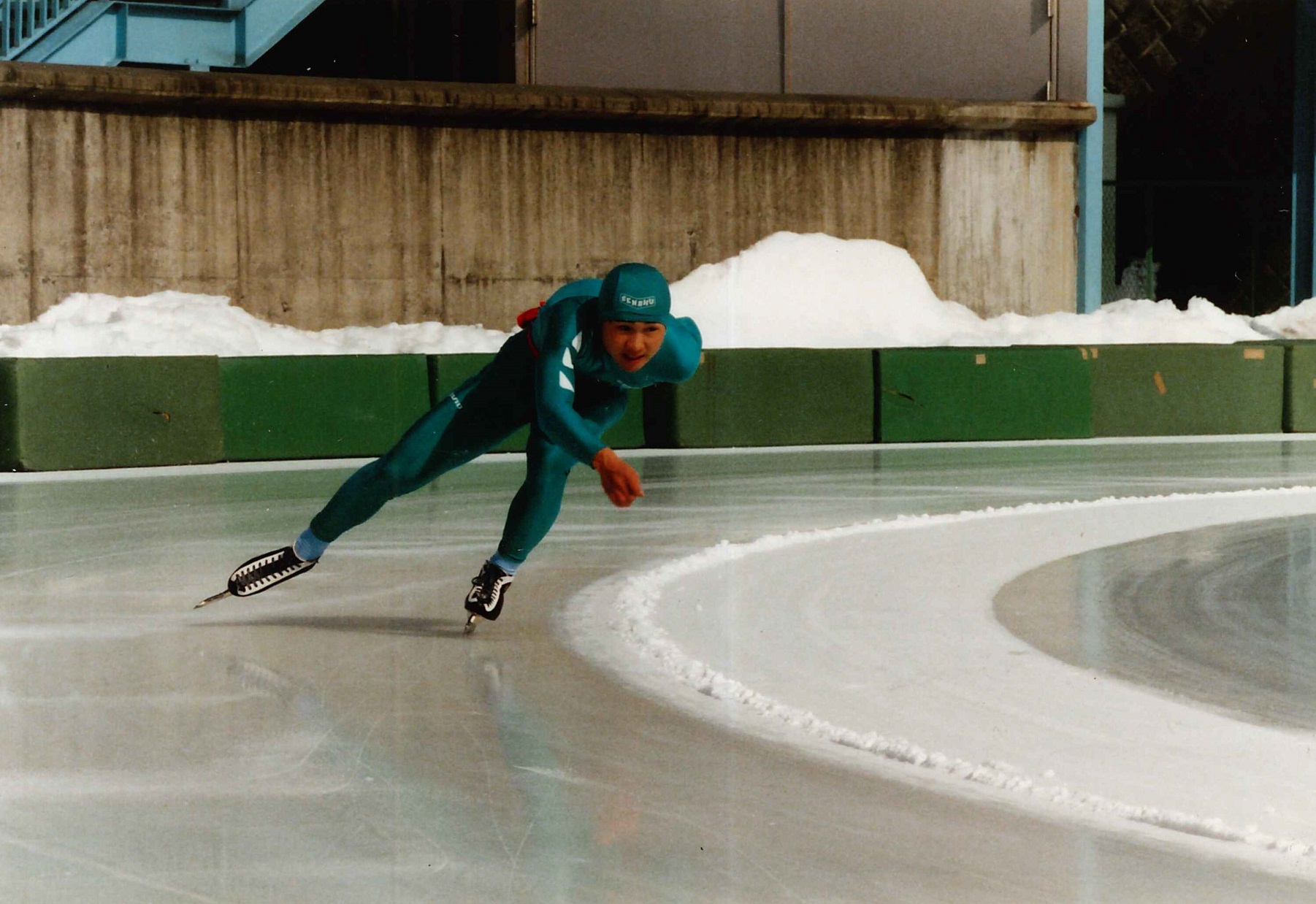 第5章−（6）−6　平成4年のアルベールビル冬季五輪スピードスケート男子1000mに出場した藤本祐司選手（平成5年商）
