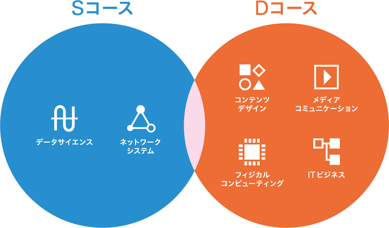 2つのコース、6つのプログラム