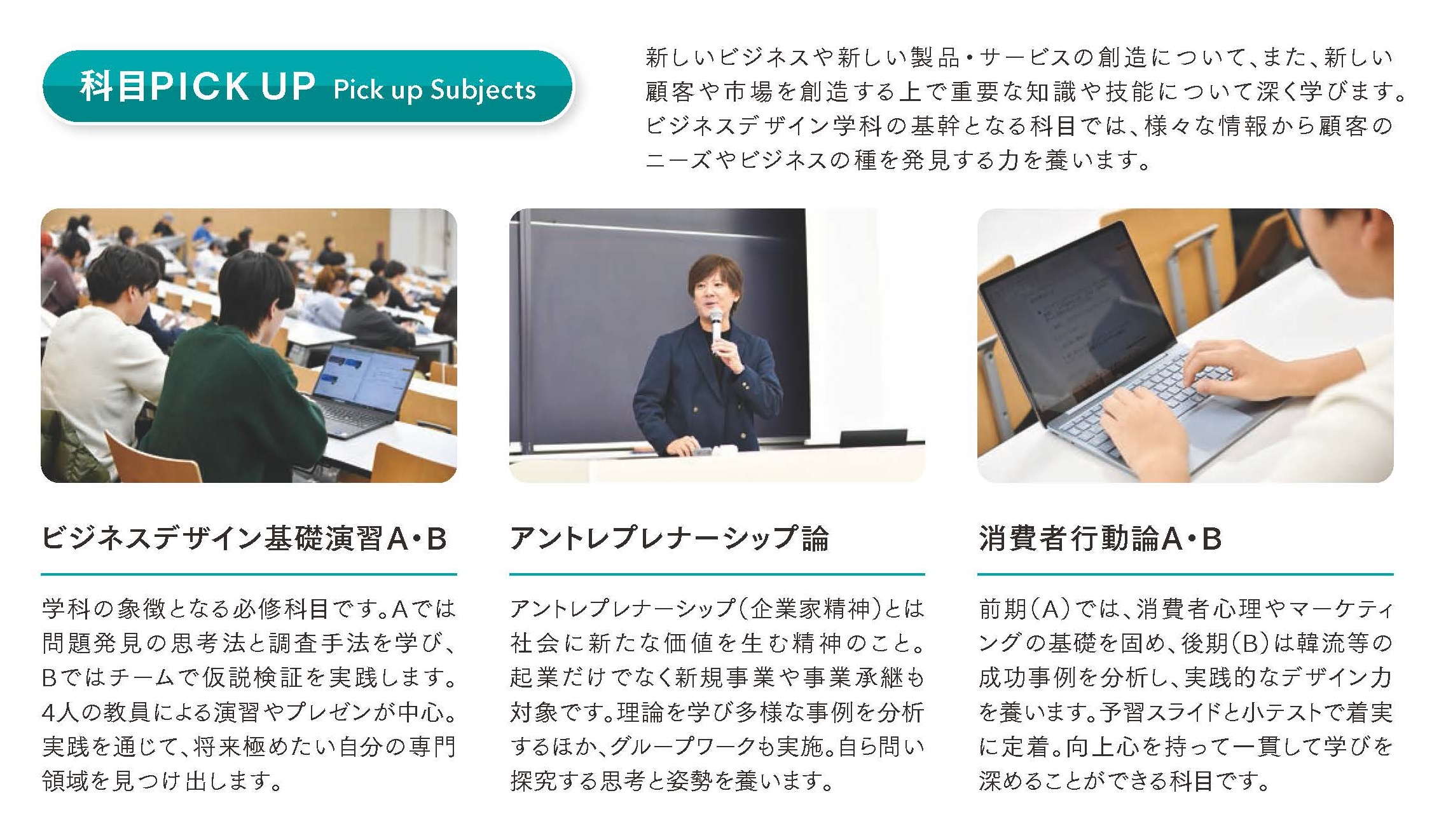 ビジネスデザイン基礎演習　調査手法　仮説検証　アントレプレナーシップ論　アントレプレナーシップ　企業家精神　消費者行動論　消費者心理　マーケティング