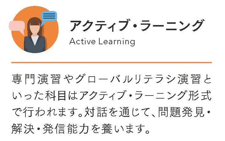 MA学科　学びの特徴②アクティブ・ラーニング