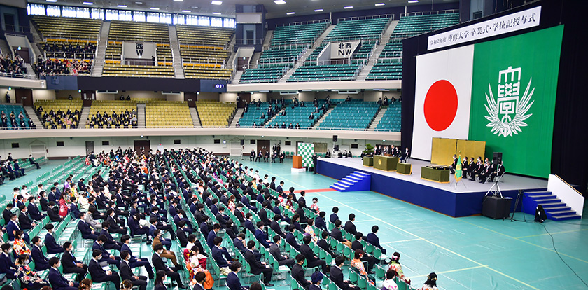 日本 大学 卒業 式