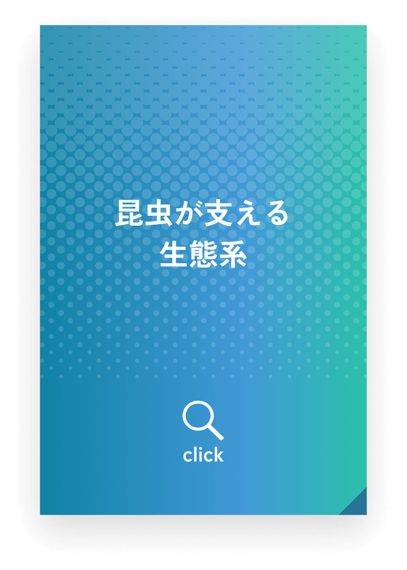 昆虫が支える生態系