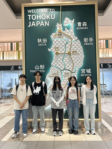 東北電力大学交換留学生