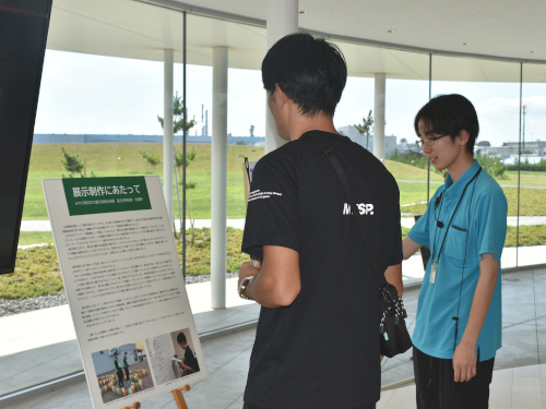 佐藤陸さん説明中①