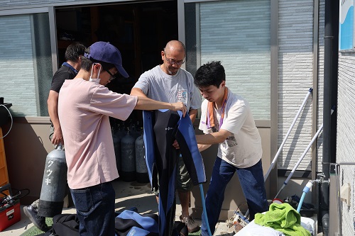 潜水実習②