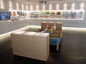 石巻市水産総合振興センターに石原研究室の取り組みが展示01