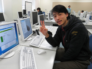 機械工学科3次元CAD「SOLIDWORKS」実施4