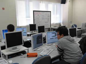 機械工学科3次元CAD「SOLIDWORKS」実施3