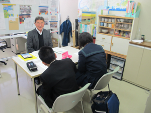 河北中学校生徒が職場体験学習_01