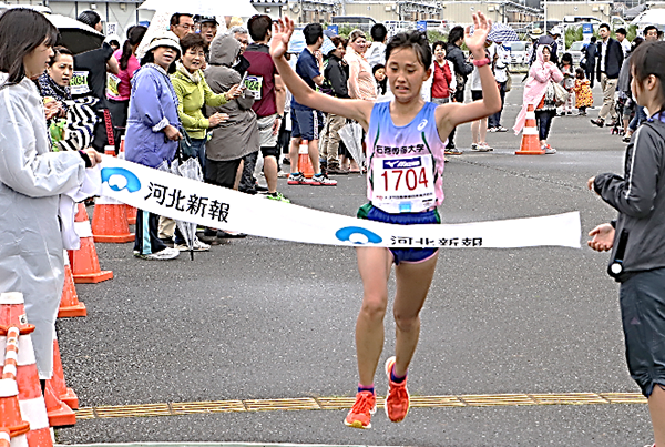「第1回いしのまき復興マラソン」で選手6名が上位を独占01