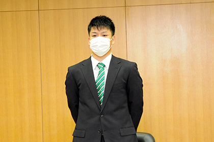 20210604石巻専修大学が全日本大学野球選手権出場報告＿門脇瑠太主将