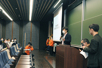 20220315カレーマイスター‗神田神保町と大学の協力について語る渡辺教授