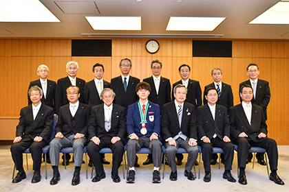20220407森重選手に川島記念特別功労