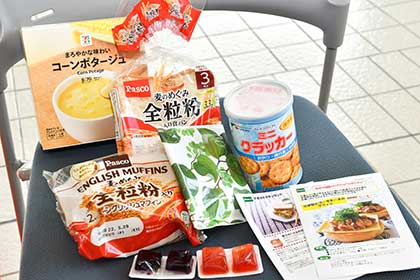 食料支援 提供された食品