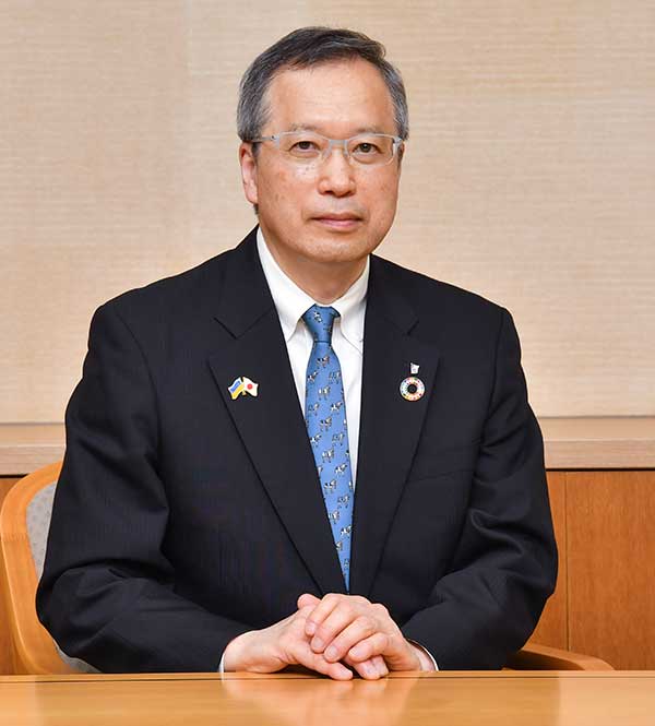 ウクライナ支援 学長