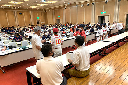 202207192022専修大学カップ主将会議&抽選会_抽選