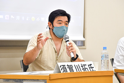 20220809ジャーナリズム学科連続講演会_TBS中東支局長の須賀川拓さん