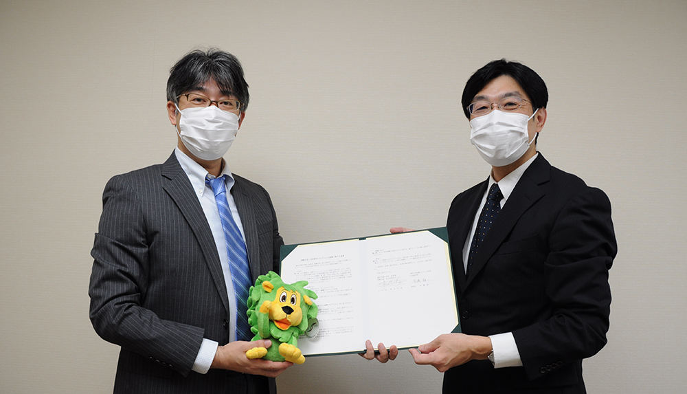 20220810日本語学科が森村学園国際交流・多言語教育センターと覚書を締結02