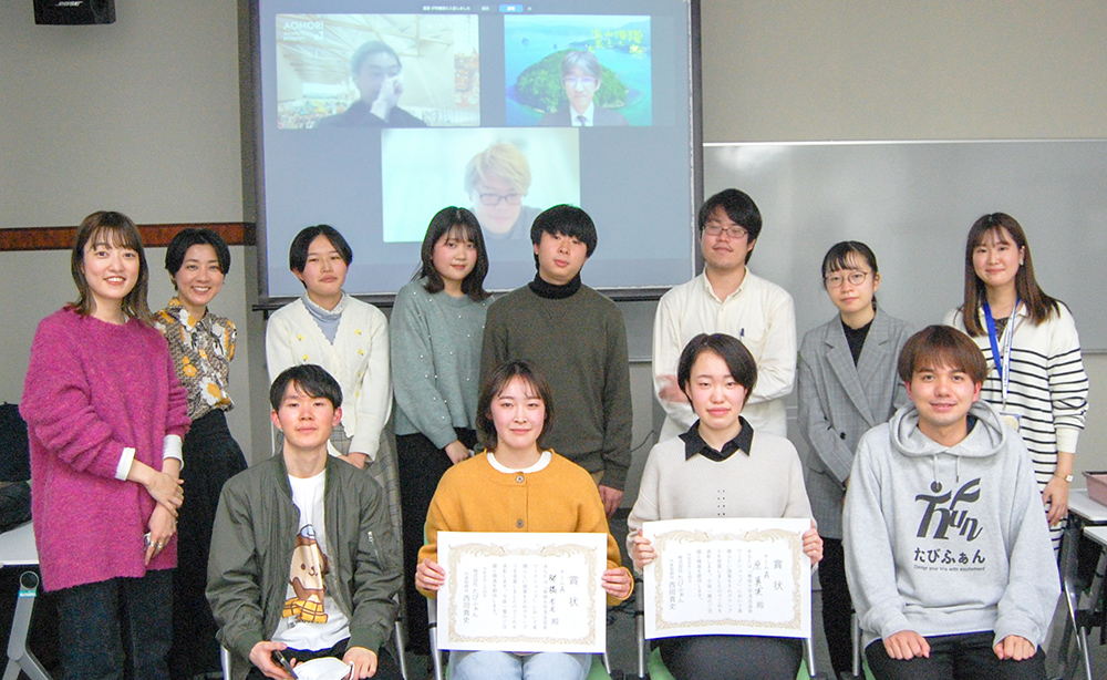 20230221たびふぁん_たびふぁんの西岡さん(前列右端)を交えて記念撮影