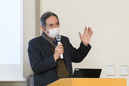 20230314商学研公開シンポジウム_ミャンマー独立後から現在に至るまでの情勢を解説した西澤氏