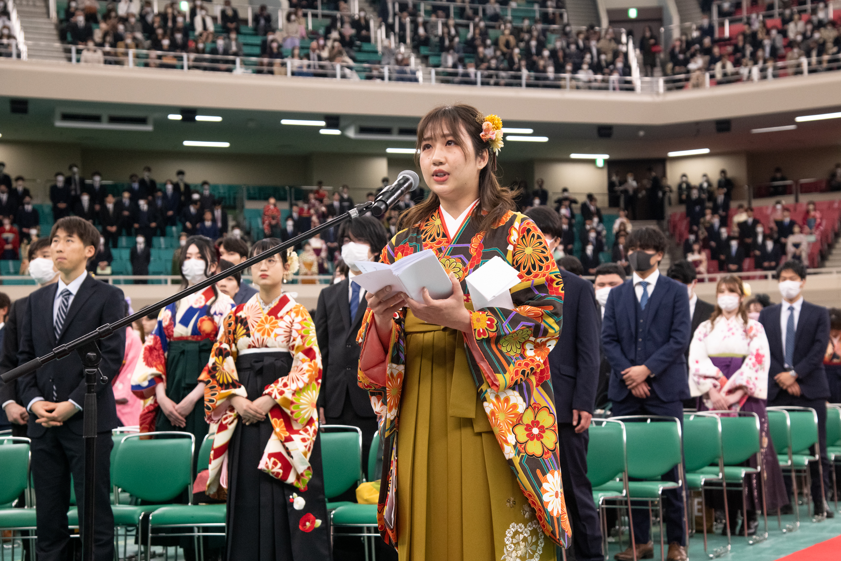 2022年度卒業式4 小城さん
