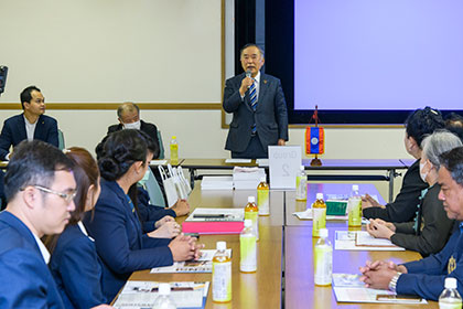 20230509ラオス私立教育協会訪問団が来学08
