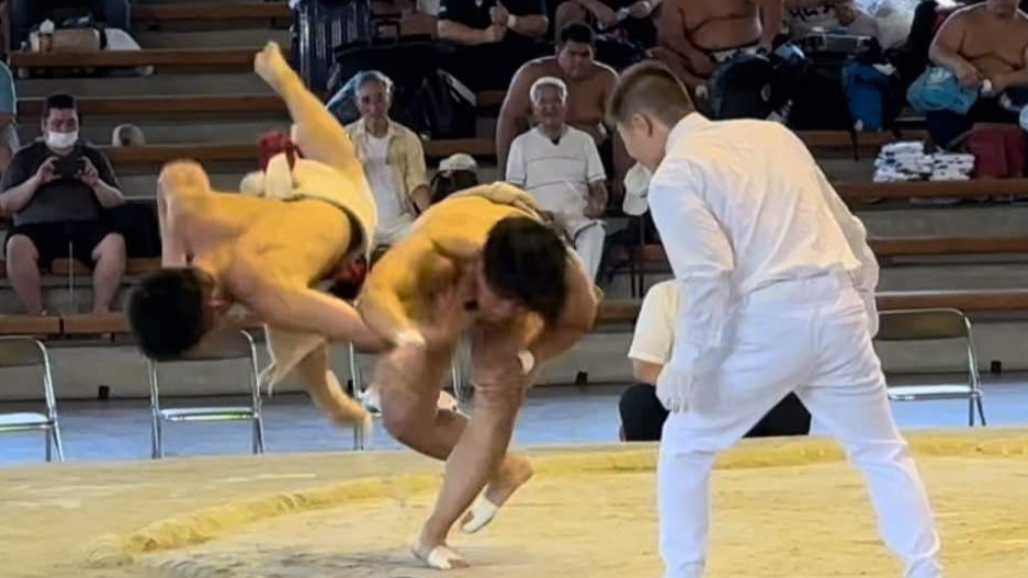インカレ栩内選手優勝の瞬間