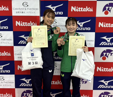 女子ダブルス３位
