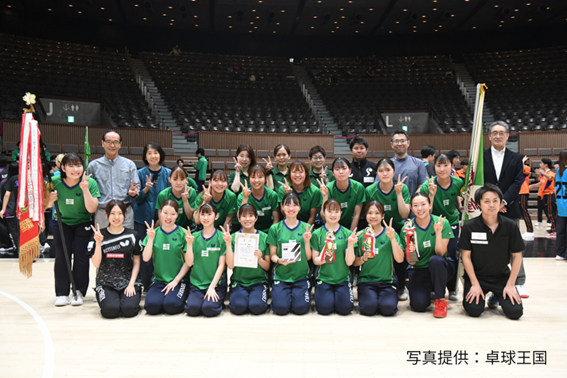 女子卓球秋季集合写真