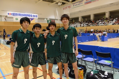卓球「全日本大学卓球総合選手権・団体の部」優勝