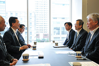 達増知事との面談