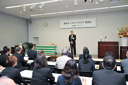 佐々木学長あいさつ