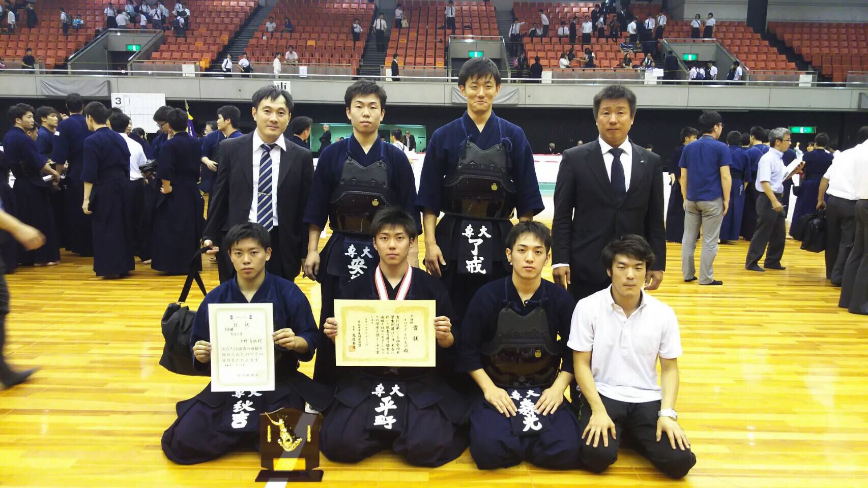 剣道 全日本学生選手権 平野が準優勝 専修大学 剣道 全日本学生選手権 平野が準優勝 専修大学